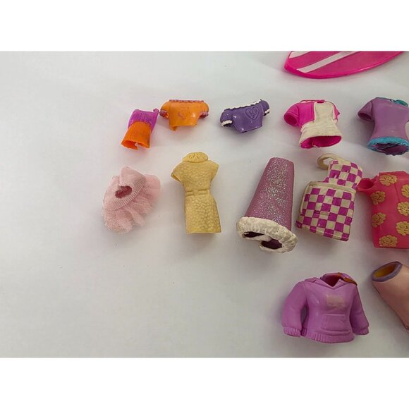 Polly Pocket Doll With Accessories & Outfits Set 33 pc lot - Picture 5 of 7